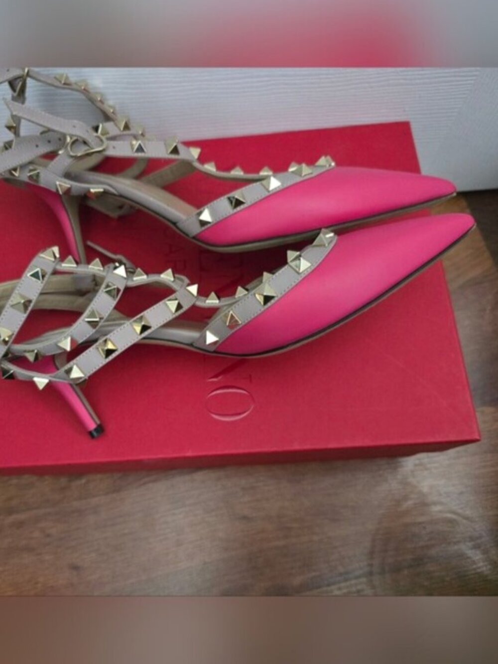 65mm Gently Used - Valentino Garavani Rockstud caged pumps - Picture 3 of 7
